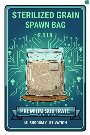 MushyTech Sterilized Grain Bag – Ready-to-Use Mushroom Propagation