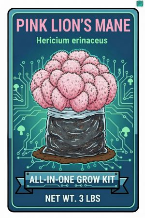 All-in-One Pink Lion's Mane Grow Kit